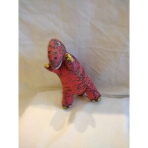 1992 Retro Tyrannosaurus Rex Red Dinosaur Plush Stuffed Monster Jurassic Park